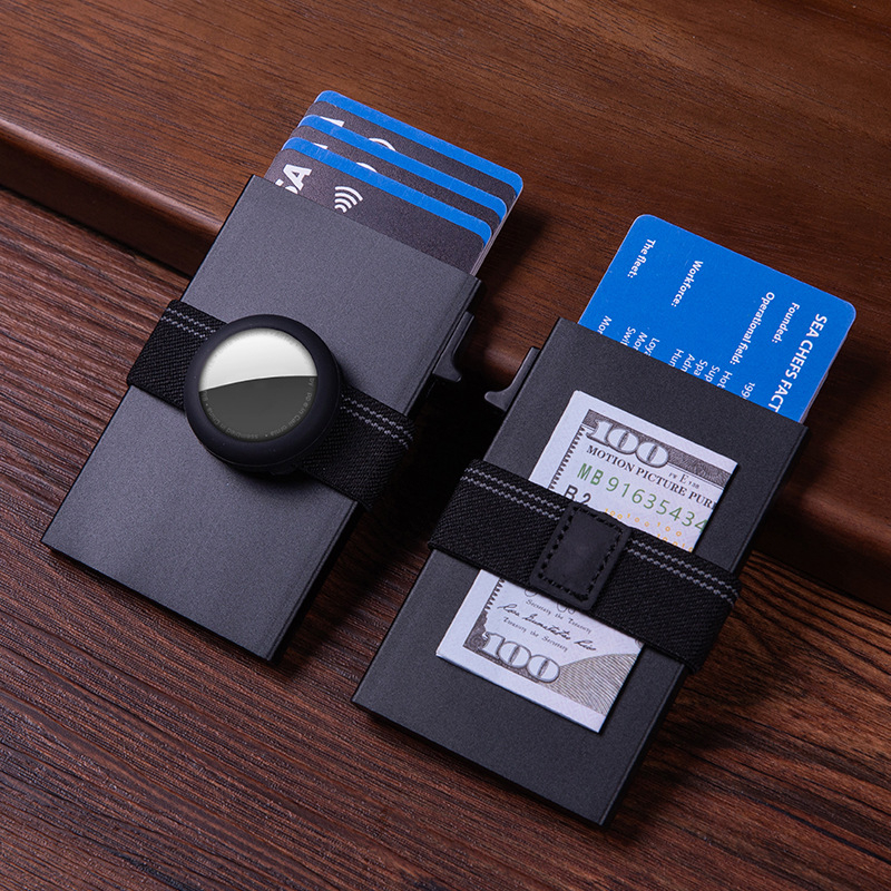 Калъф за карти с RFID защита и метален алуминиев корпус