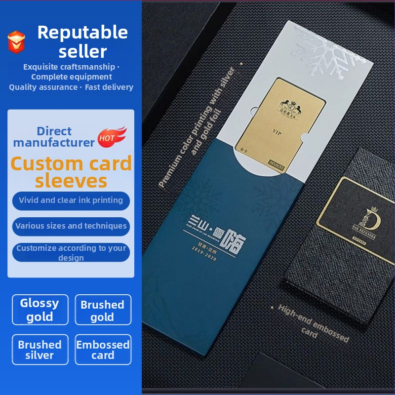 Vlastné balenie karty pre členstvo, Darčeková krabička na VIP kartu, Karta s bodmi, Karta na výmenu, Obal na VIP kartu, Obal na kartu