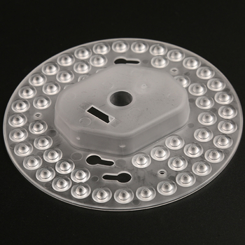US standard LED stropna svjetiljka s modulom leće od 56 dijelova, kružna leća, unutarnje osvjetljenje, PC optička leća