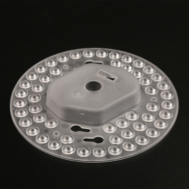 US standard LED stropna svjetiljka s modulom leće od 56 dijelova, kružna leća, unutarnje osvjetljenje, PC optička leća