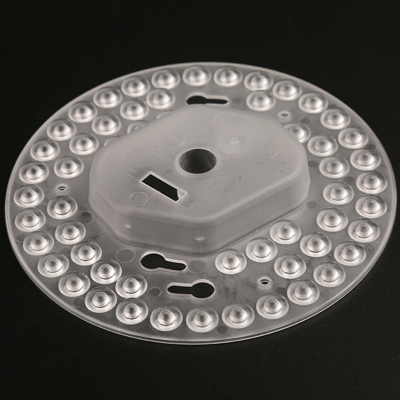US standard LED stropna svjetiljka s modulom leće od 56 dijelova, kružna leća, unutarnje osvjetljenje, PC optička leća