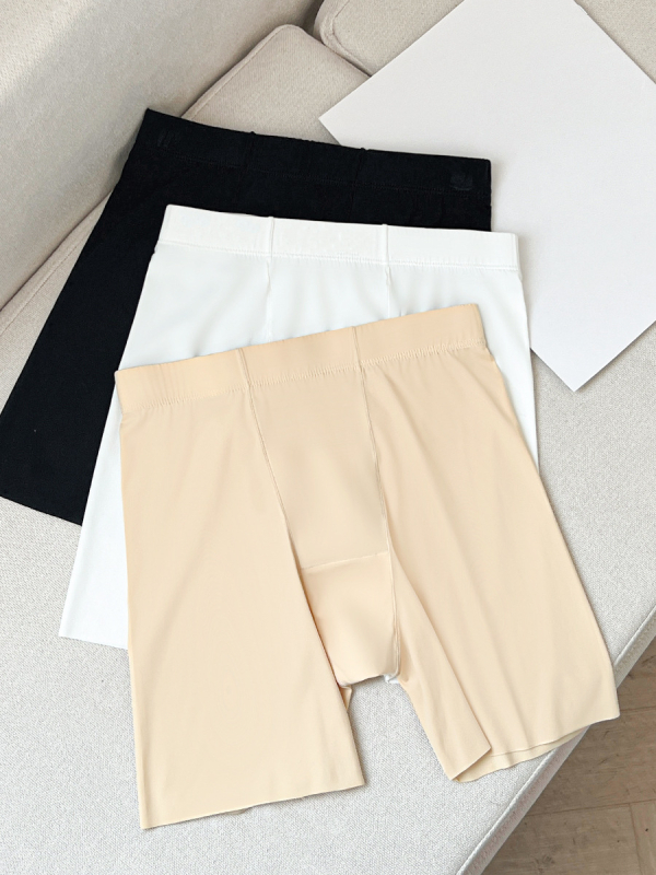 Ženske leggings s dužinom tri četvrtine od Ice Silk najlona s pamukom za diskretnu pokrivenost, lagani ljetni model