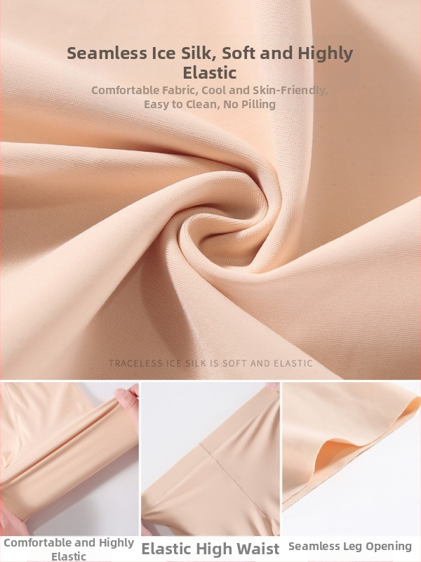 Ženske leggings s dužinom tri četvrtine od Ice Silk najlona s pamukom za diskretnu pokrivenost, lagani ljetni model
