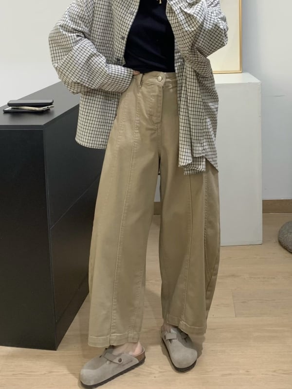 Traperice visokog struka, cropped, širokih nogavica, za sitnije figure, proljeće