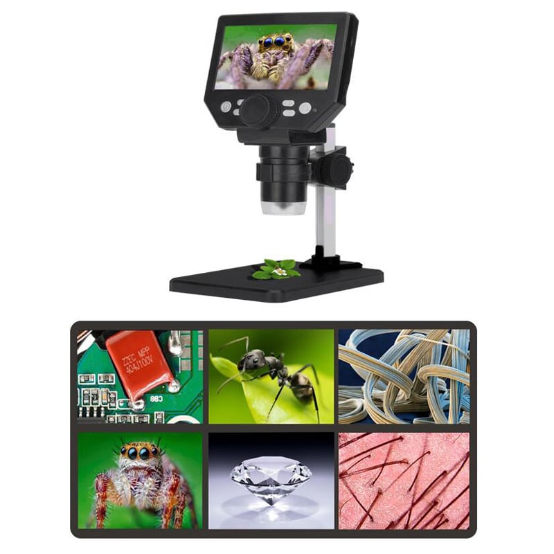 Digitalni mikroskop 1000× s HD zaslonom od 4,3 inča, za održavanje i učenje