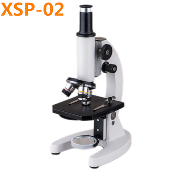 XSP-02 Biološki mikroskop, monokularni, 640× povećanje, metalni okvir, obrazovni mikroskop za školske laboratorije