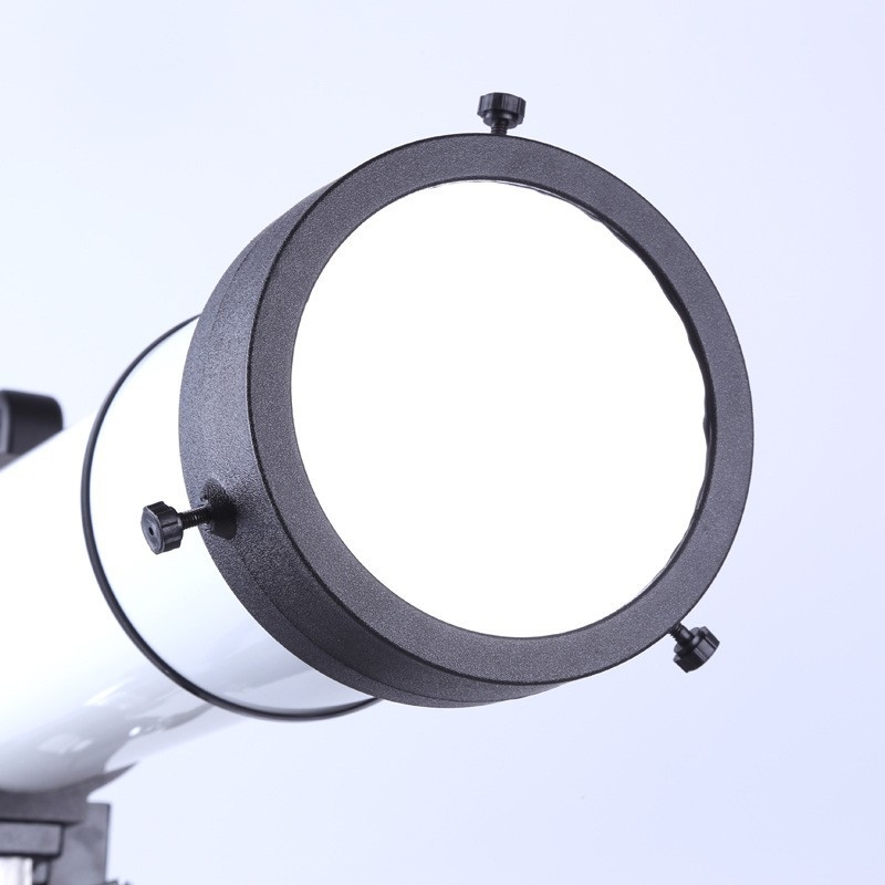 Astronomski teleskop 60–90 mm s solarnim filtrom gustoće 5.0 i zaštitnom kapicom za promatranje Sunca