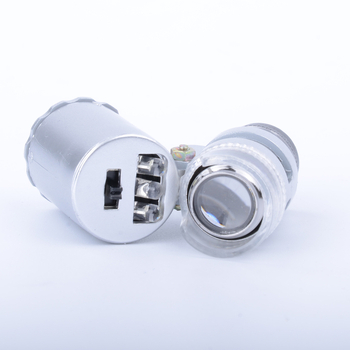 Φορητό LED μικροσκόπιο 60x με λαμπτήρα ανίχνευσης τραπεζογραμματίων για την ταυτοποίηση κοσμημάτων και λίθων