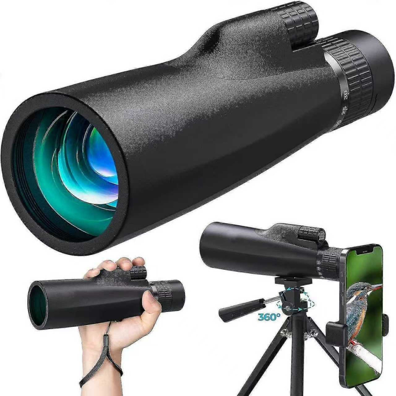 Monokularni teleskop 10–30×50 s HD optikom, noćni vid pri slabom osvjetljenju, za fotografiranje na otvorenom