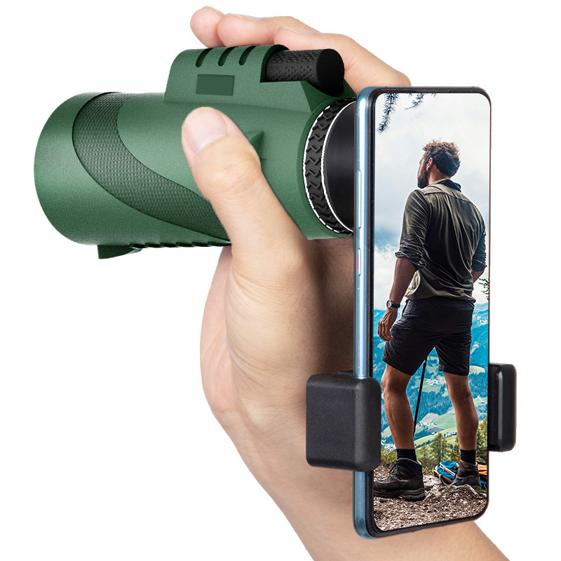 80x100 monokularni teleskop visoke snage, HD, za vanjsku noćnu viziju u otvorenom prostoru, promatranje ptica i fotografiranje telefonom
