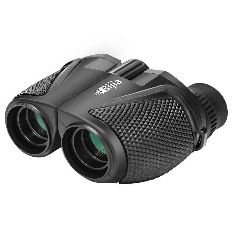 BIJIA 12x25 бинокли с висока мощност, HD джобни за нощно виждане при слаба светлина, преносими за възрастни и деца
