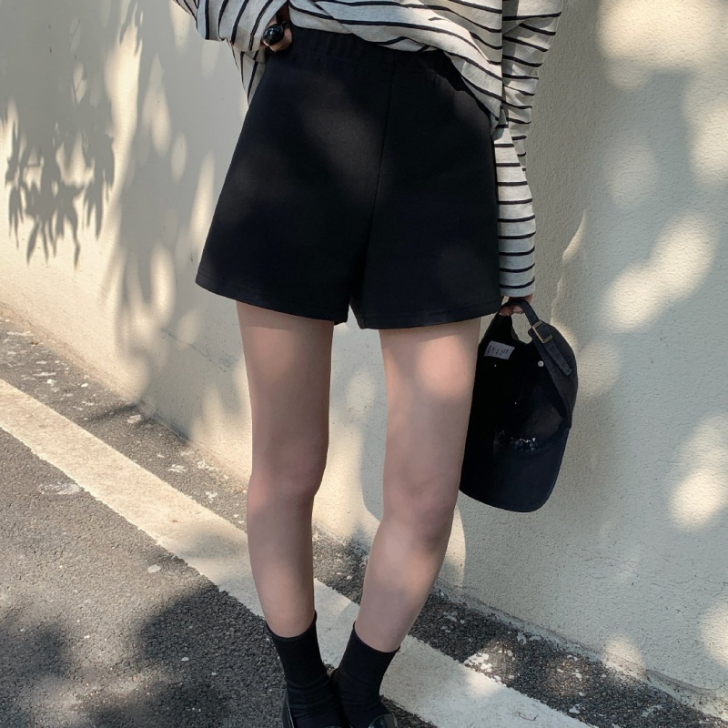 Šortsevi The Lemon Green Tea s visokim strukom za žene, proljeće 2026., korejski casual stil, ravni kroj, capri duljina