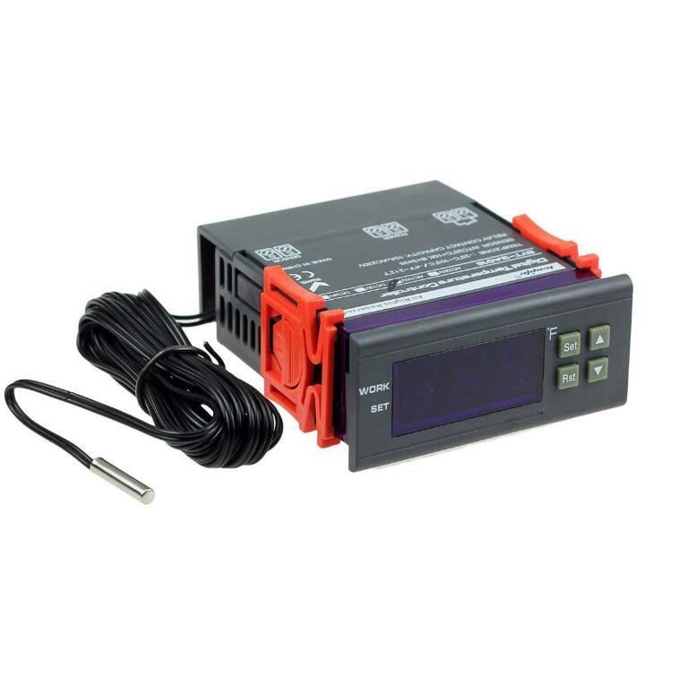 STC-1000 regulator temperature za akvarij, inkubaciju i preradu morskih plodova — digitalni temperaturni prekidač s mikroprocesorom