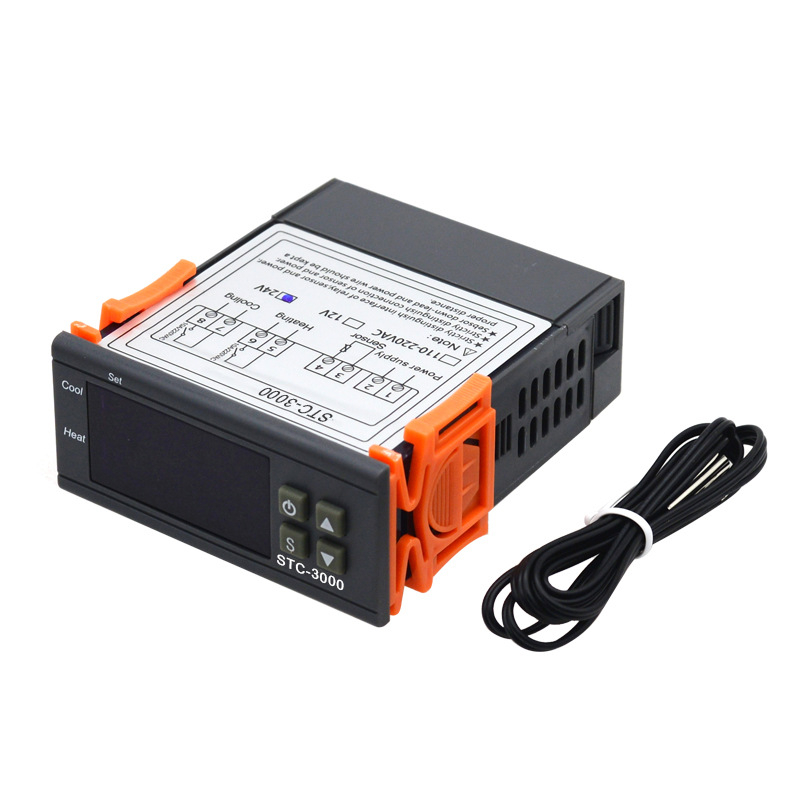 STC-3000 ψηφιακός ελεγκτής θερμοκρασίας με μικροϋπολογιστή, 220V ηλεκτρονικός θερμοστάτης