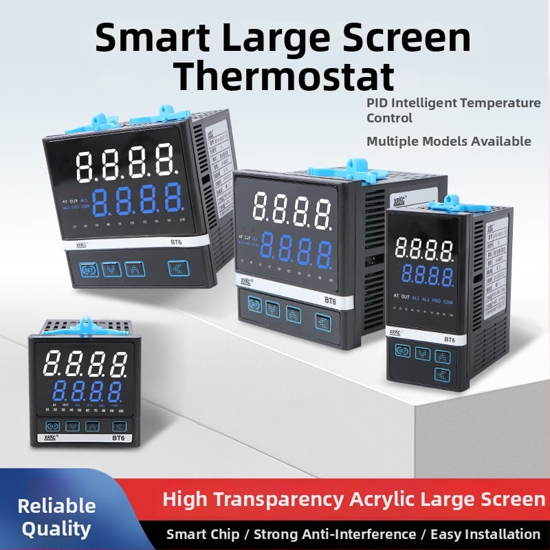 XRKC PID ευφυής ελεγκτής θερμοκρασίας BT6-AK με RS485 επικοινωνία, χρονομέτρηση και πολυλειτουργικός ολοκληρωμένος μετρητής θερμοκρασίας