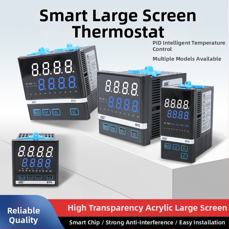 XRKC PID ευφυής ελεγκτής θερμοκρασίας BT6-AK με RS485 επικοινωνία, χρονομέτρηση και πολυλειτουργικός ολοκληρωμένος μετρητής θερμοκρασίας