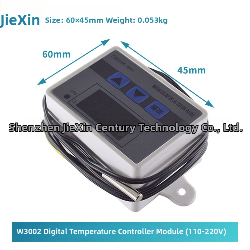 W3002 mikroprocesorski digitalni termostat s prekidačem za kontrolu temperature i digitalnim zaslonom, preciznost 0,1°C
