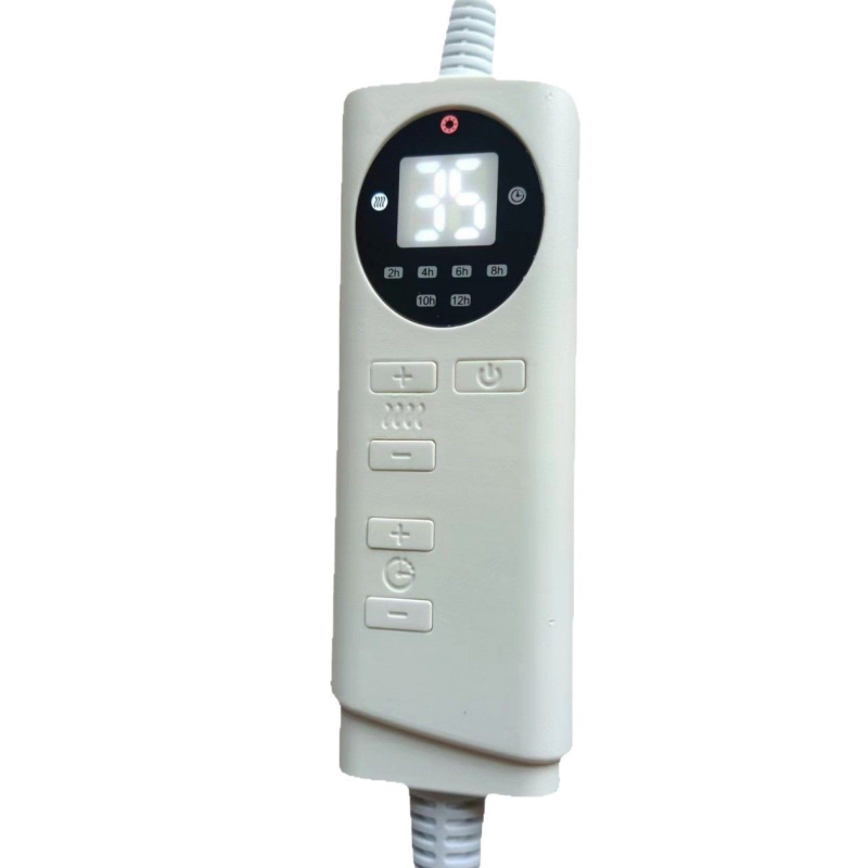 12V/24V termosztát elektromos plédhez – hőmérséklet-szabályozó fűtőpadhoz, érzékelővel, intelligens időzítővel és állandó hőmérséklet kapcsolóval