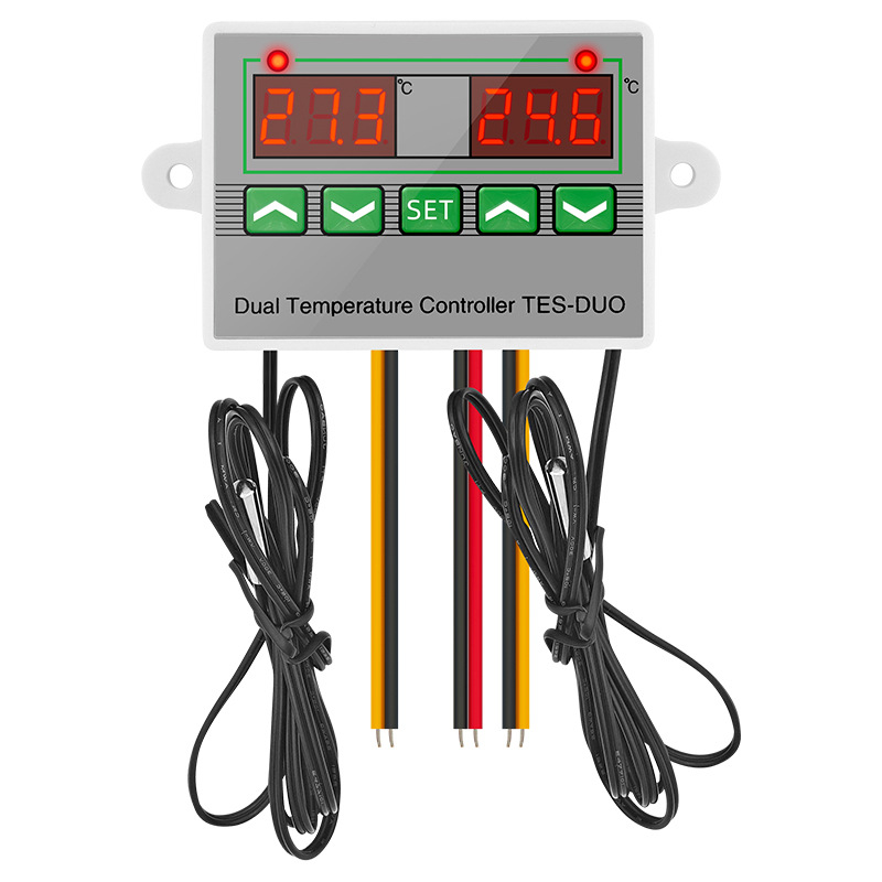 ST3012 Inteligentan regulator temperature s dvostrukim zaslonom i dvostrukim senzorima za hlađenje i grijanje