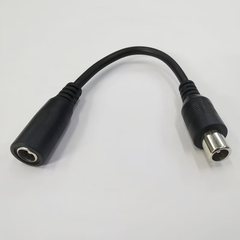 5521DC Ženski adapter kabel za mobilnu pohranu energije, RCA muški konektor, M12/M16, pin konektor, konektor za električni bicikl