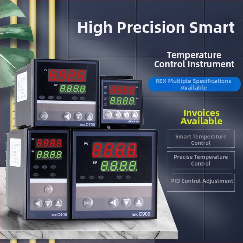 REX-C100-C400-C700-C900 Digitálny regulátor teploty s displejom a automatickým riadením