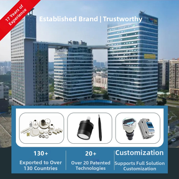 Ултразвуков потокомер с емитираща повърхност от неръждаема стомана/мед, устойчив до 130°C, 1 MHz, 3 MPa, за водомери и газомери.