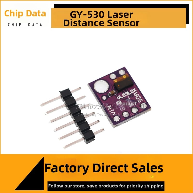 GY-530 VL53L0X ToF senzor merania vzdialenosti modul