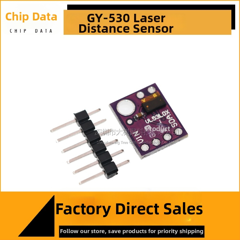 GY-530 VL53L0X ToF senzor merania vzdialenosti modul