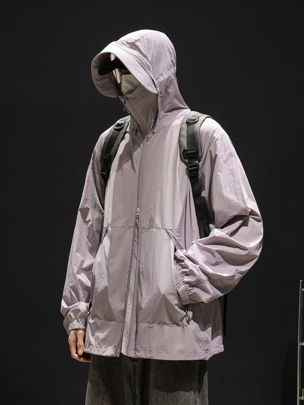 Unisex ultralagana jakna s UV zaštitom za outdoor aktivnosti, prozračna, UPF50+
