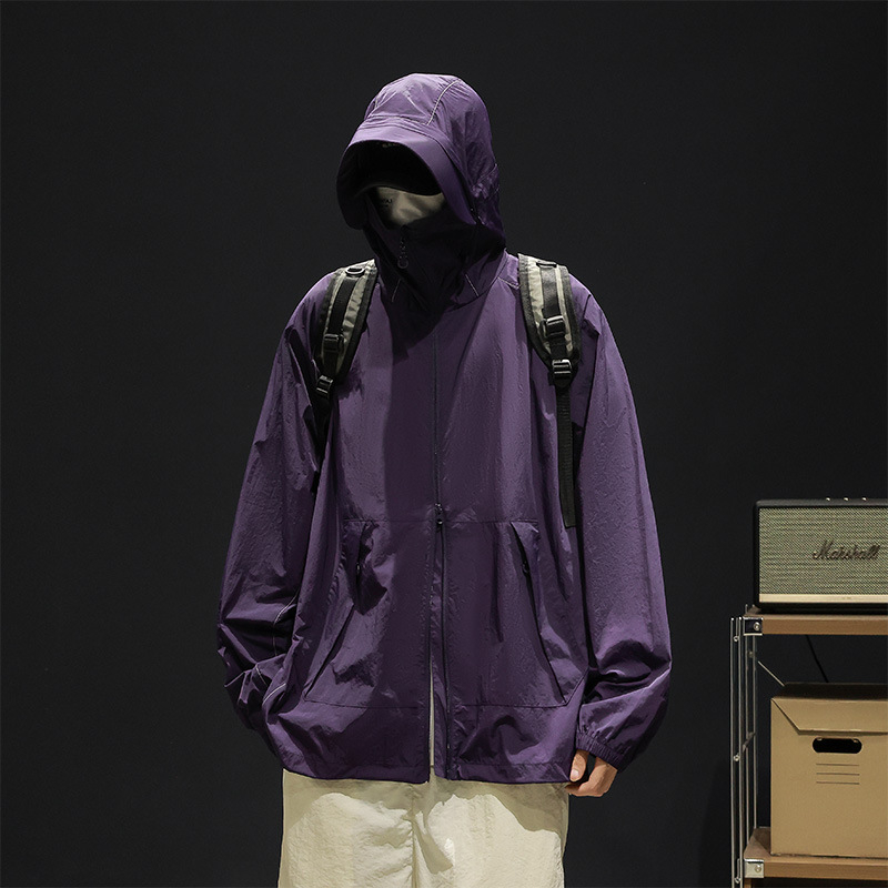 Unisex ultralagana jakna s UV zaštitom za outdoor aktivnosti, prozračna, UPF50+