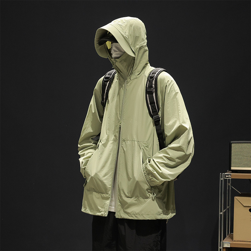 Unisex ultralagana jakna s UV zaštitom za outdoor aktivnosti, prozračna, UPF50+