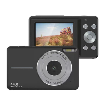 Компактна камера за пътуване с CCD сензор, 8 MP, 16x оптично увеличение, 2,3'' LCD, USB 2.0, TF карта, ABS пластмаса, перископичен обектив, ръчно управление, селфи камера