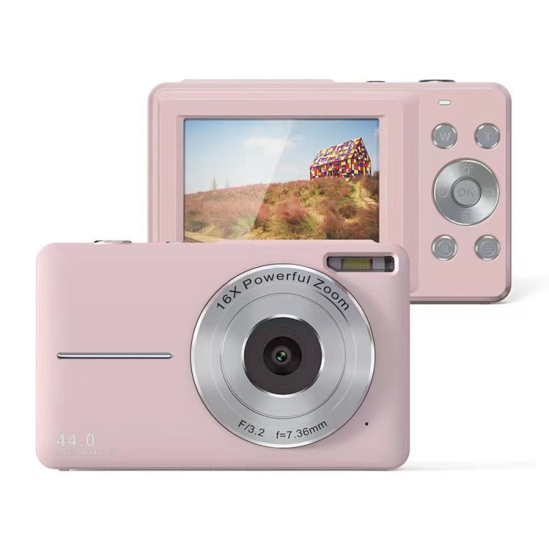 Компактна камера за пътуване с CCD сензор, 8 MP, 16x оптично увеличение, 2,3'' LCD, USB 2.0, TF карта, ABS пластмаса, перископичен обектив, ръчно управление, селфи камера