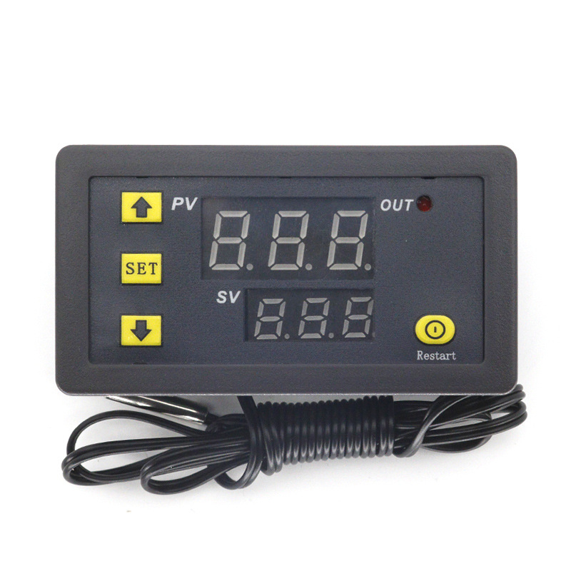 W3230 Visoko precizan regulator temperature s digitalnim zaslonom, modulom termostata, prekidačem za kontrolu temperature i mini pločom za upravljanje.