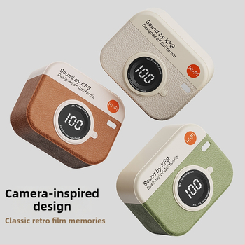 X73 True Wireless Bluetooth slúchadlá s dizajnom retro fotoaparátu, in-ear, súkromný model, univerzálna kompatibilita
