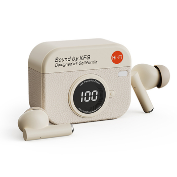 X73 Bežične slušalice s CCD retro dizajnom kamere, in-ear stil, privatni model, univerzalna kompatibilnost