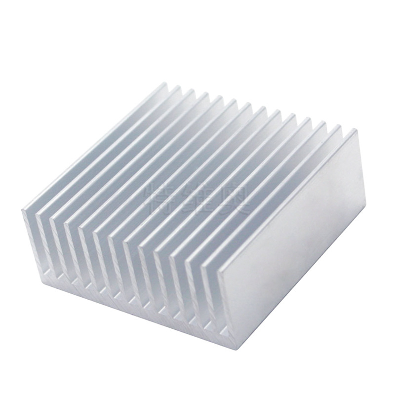 Aluminijski hladnjak za elektroniku, profil 50×50×20 mm, aluminijska legura, toplinska vodljivost