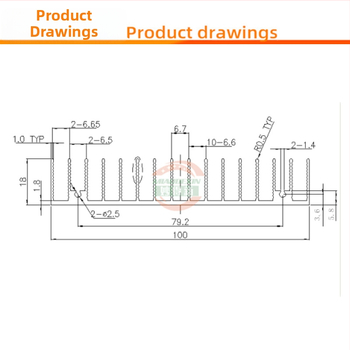 Hliníkový chladič s profilom 30×100×18 mm pre IC na doske, tranzistory, MOSFET-y a regulátory napätia