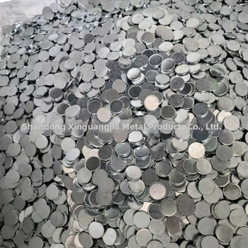 Utezi za strojeve za presovanje metala: kružni željezni disk 6x6 i kvadratni željezni blok 20x20 za bazu lampe