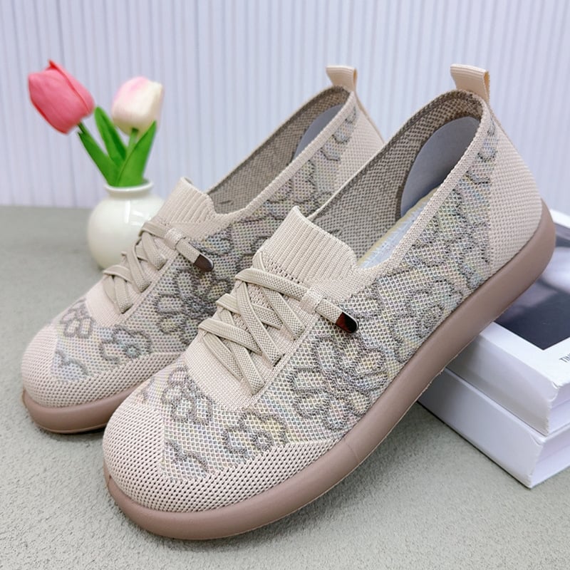Дишащи Flyknit женски casual обувки с антихлъзгаща се мека подметка, леки и удобни – Пролет 2025