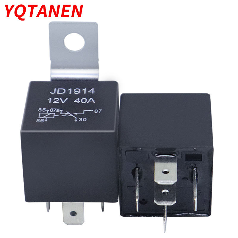 Vodootporno metalno auto rele JD1914/JD1912, 4-pin/5-pin, 12V/24V