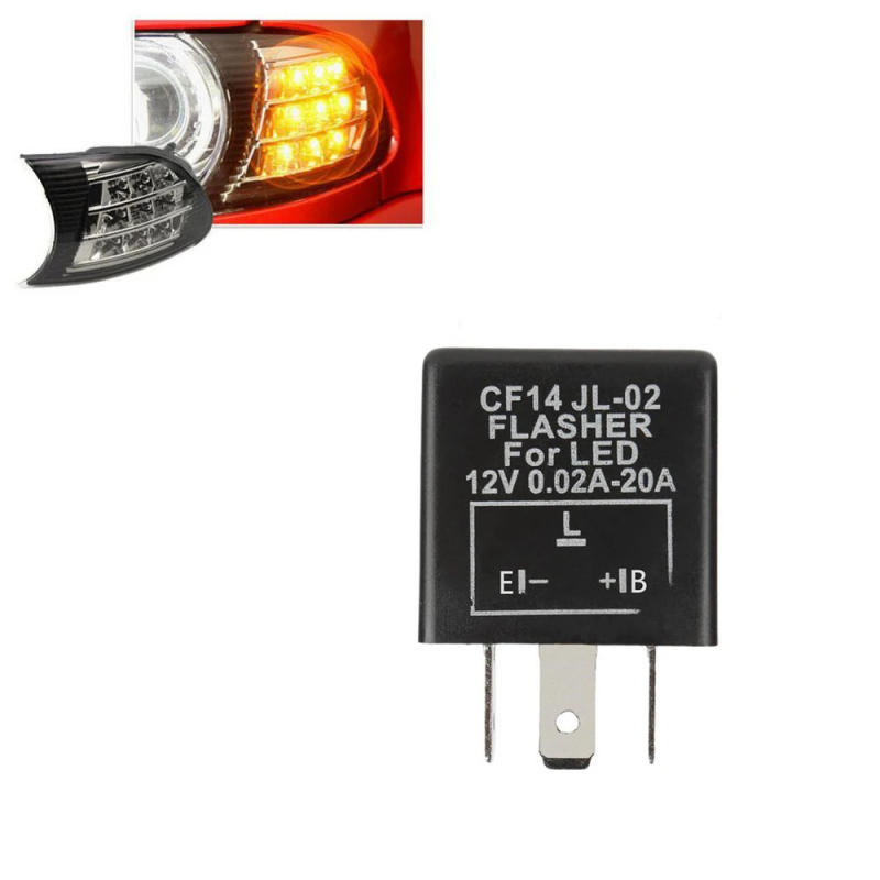 CF14 JL-02 LED migavac za motocikl s podešavanom frekvencijom treperenja i relejem