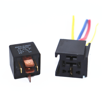 80AJD1912/JD2912 automobilsko rele 12V/24V, 4-pin ili 5-pin, s nosačem za montažu i konektorom