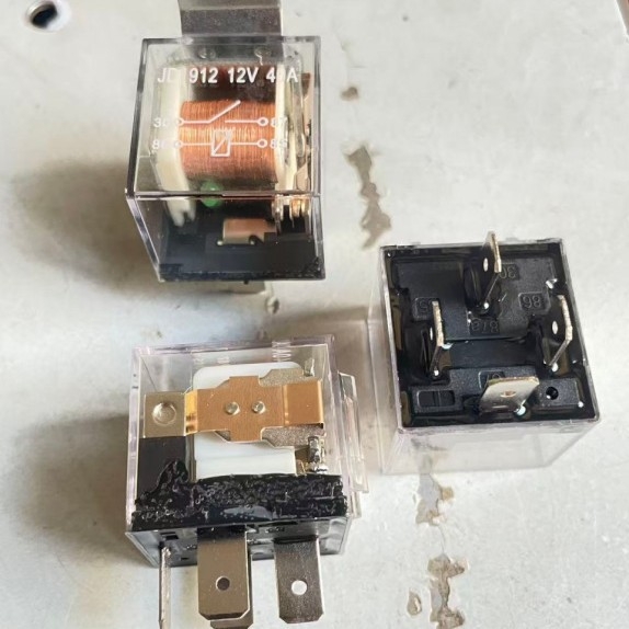 Prozirno vodootporno auto rele s LED svjetlom, univerzalno rele, visoka kvaliteta, OE prilagodba
