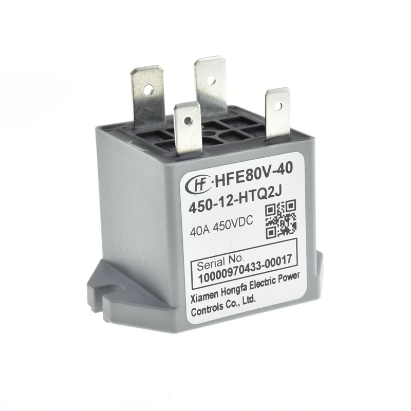 Hongfa relej HFE80-40-450-12-HTQ2J, 40A, 450V automobilski relej, normalno otvoreni kontakti