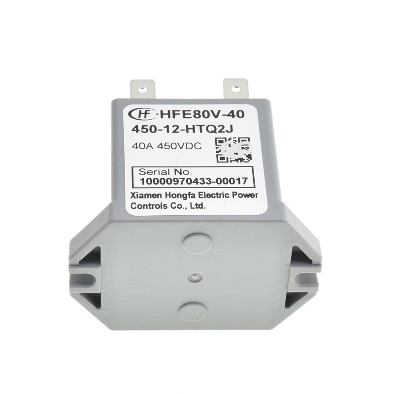 Hongfa relej HFE80-40-450-12-HTQ2J, 40A, 450V automobilski relej, normalno otvoreni kontakti