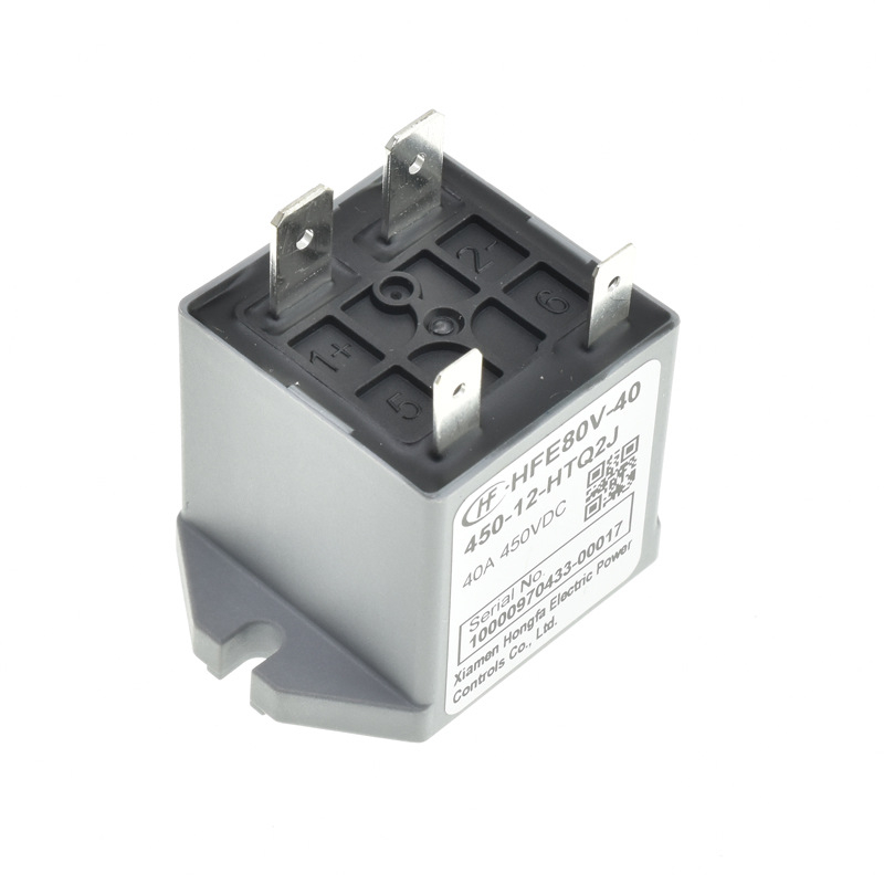 Hongfa relej HFE80-40-450-12-HTQ2J, 40A, 450V automobilski relej, normalno otvoreni kontakti