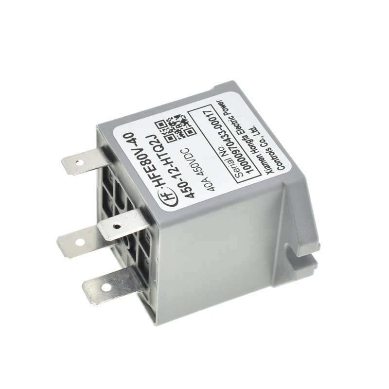 Hongfa relej HFE80-40-450-12-HTQ2J, 40A, 450V automobilski relej, normalno otvoreni kontakti