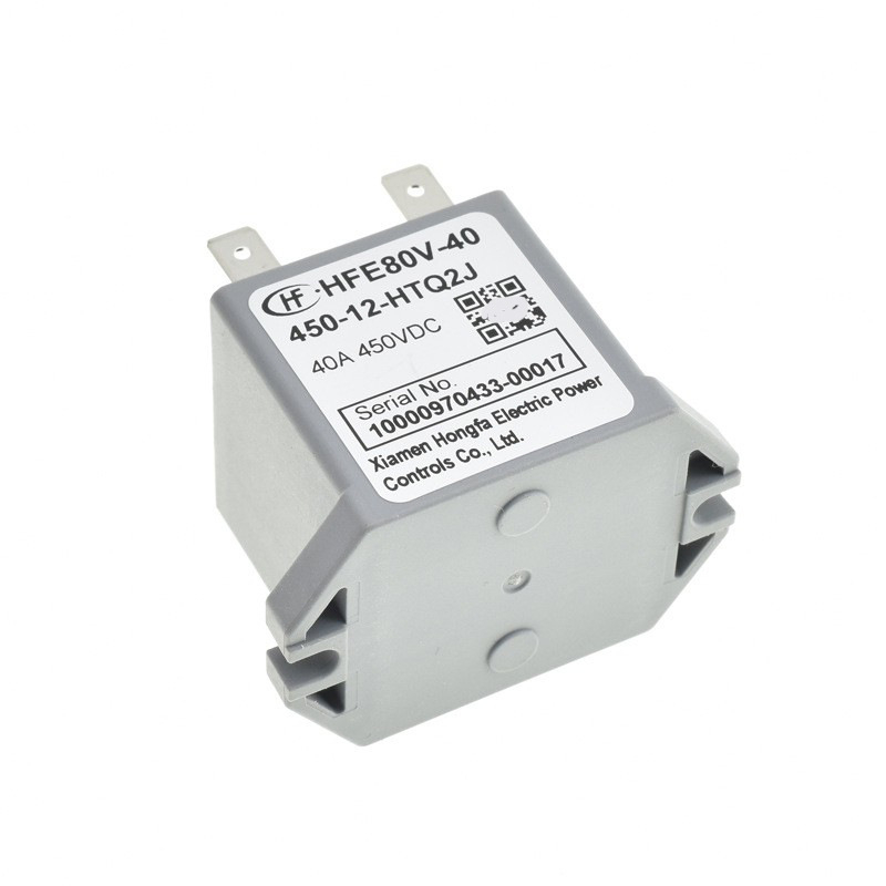 Hongfa relej HFE80-40-450-12-HTQ2J, 40A, 450V automobilski relej, normalno otvoreni kontakti