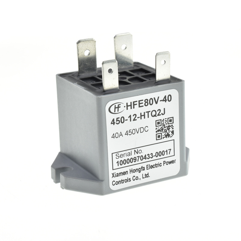 Hongfa relej HFE80-40-450-12-HTQ2J, 40A, 450V automobilski relej, normalno otvoreni kontakti